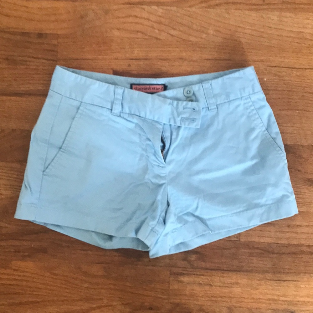 Vineyard Vines pastel blue chino shorts